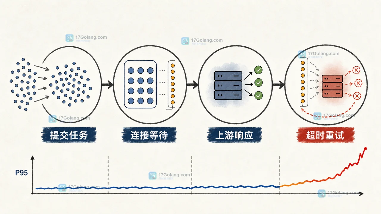 Python asyncio 批量请求变慢：用连接池和并发上限稳住接口耗时