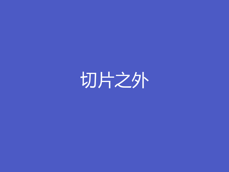 切片之外