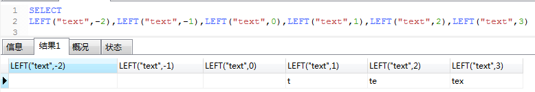 mysql函数之截取字符串的实现