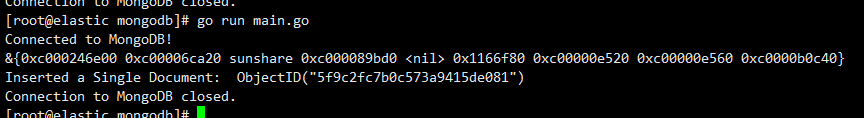 使用GO操作MongoDB的方法