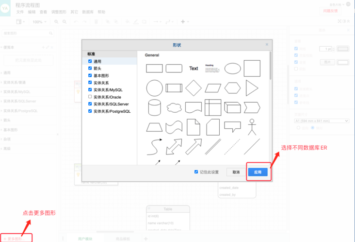 在线制图_裕奥在线ER模型设计工具-主题风格 在线制图_裕奥在线ER模型设计工具-主题风格