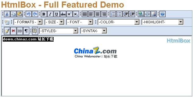 HtmlBox