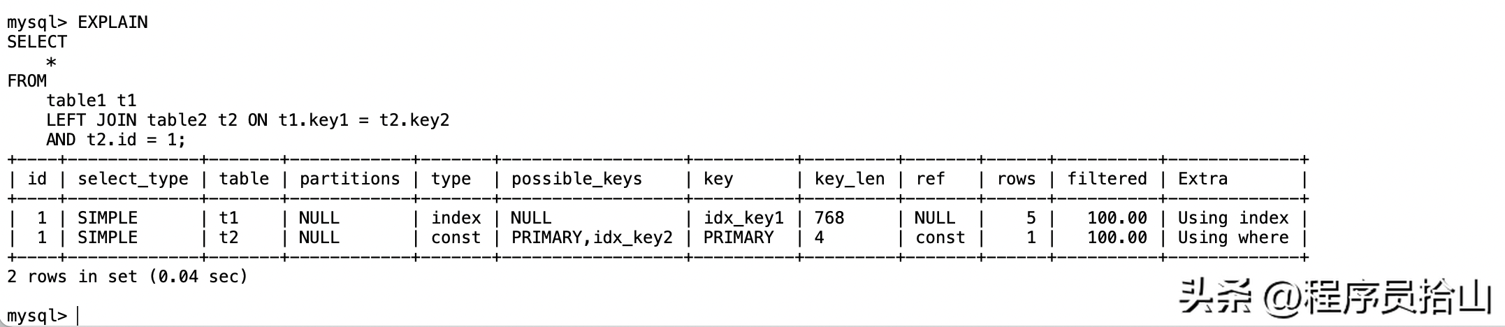 MySQL:两张表编码方式不一致,关联查询一定会导致索引失效吗?