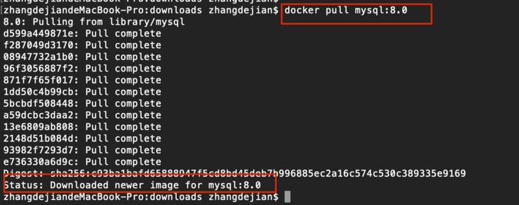 Docker安装Mysql8.0 Docker安装Mysql8.0