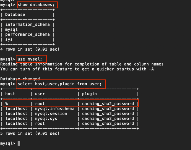 Docker安装Mysql8.0 Docker安装Mysql8.0