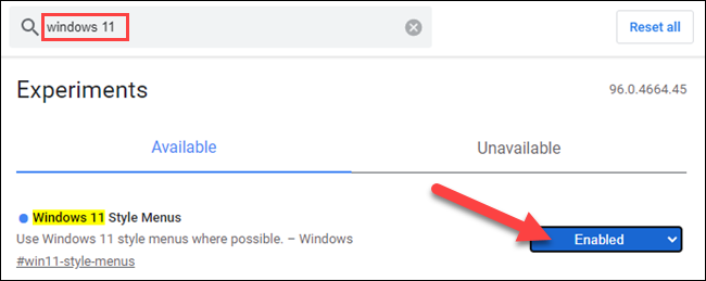 如何打开Chrome的隐藏Windows 11主题