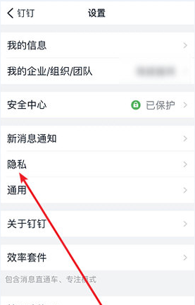 钉钉企业信息仅对好友可见 钉钉怎么隐藏企业认证信息截图