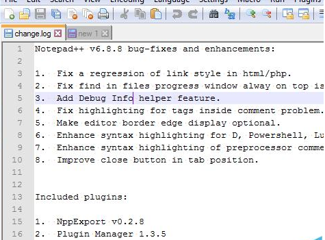 Notepad++选择一竖行代码并替换的操作方法