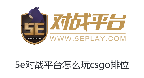 5e对战平台怎么玩csgo排位-5E对战平台csgo畅玩教程分享