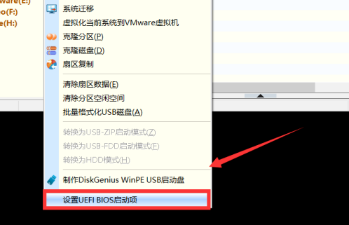 diskgenius如何设置Bios启动项