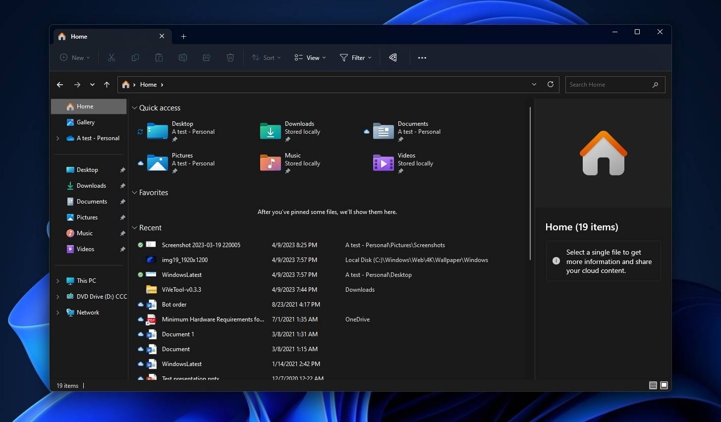 File-Explorer-Home