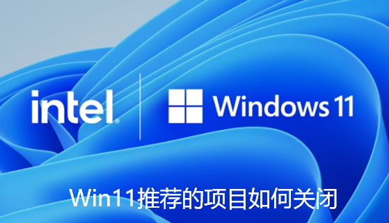Win11推荐的项目如何关闭-Win11关闭推荐的项目的步骤
