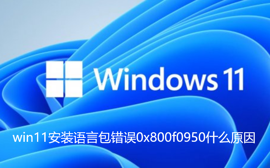 win11安装语言包错误0x800f0950什么原因-win11电脑错误代码0x800f0950解决技巧