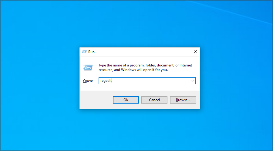regedit