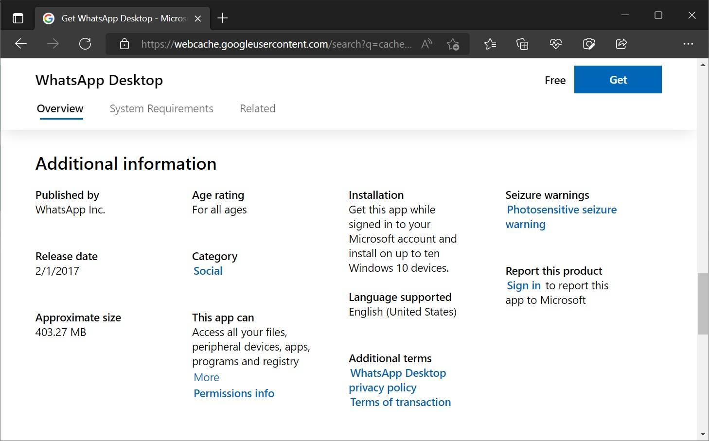Microsoft-Store-web-last-updated-date