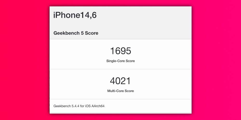 Geekbench 结果显示 iPhone SE 3 的性能与 iPhone 13 相似,配备 4GB 内存