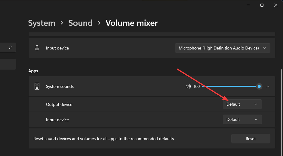output-device-drop-down-menu