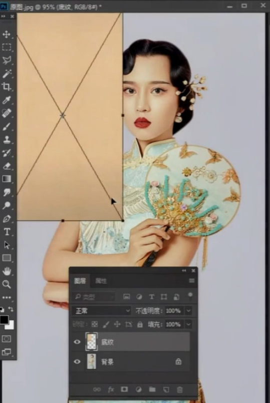 ps怎么将照片转换成工笔画 ps照片工笔画效果制作方法截图