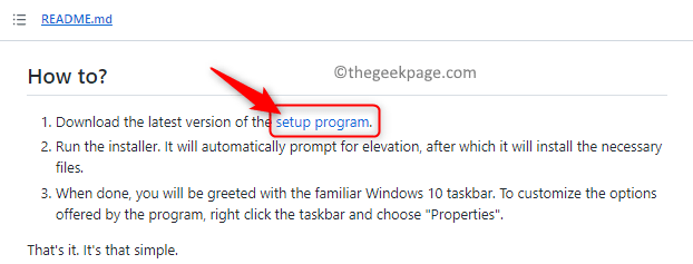 Github-download-setup-program-min
