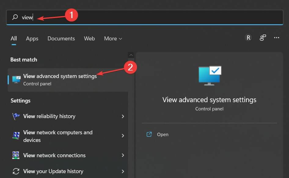 view-advanced-settings