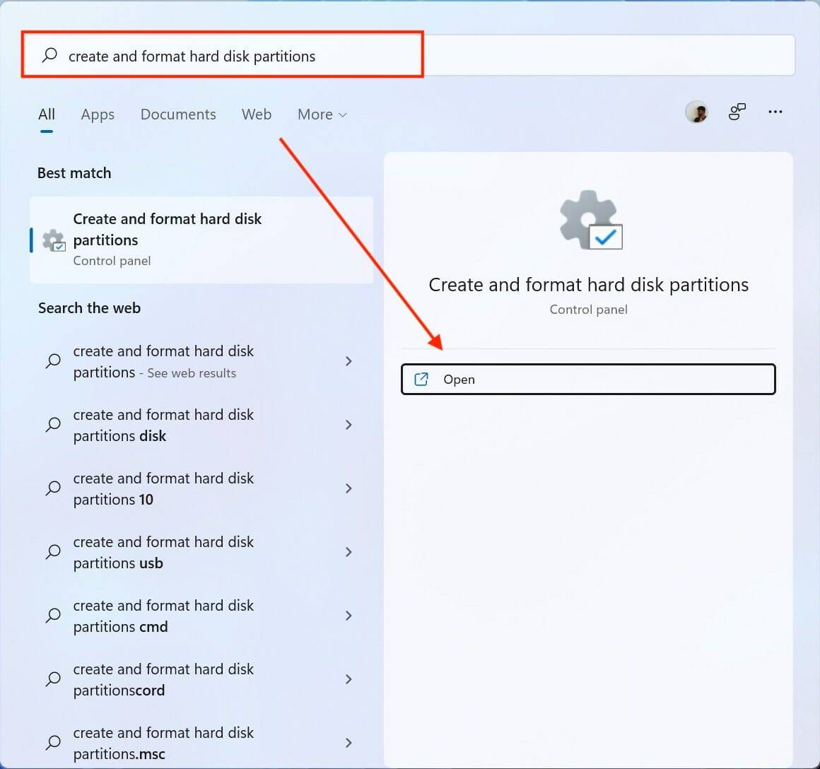 create-format-hard-disk-partitions