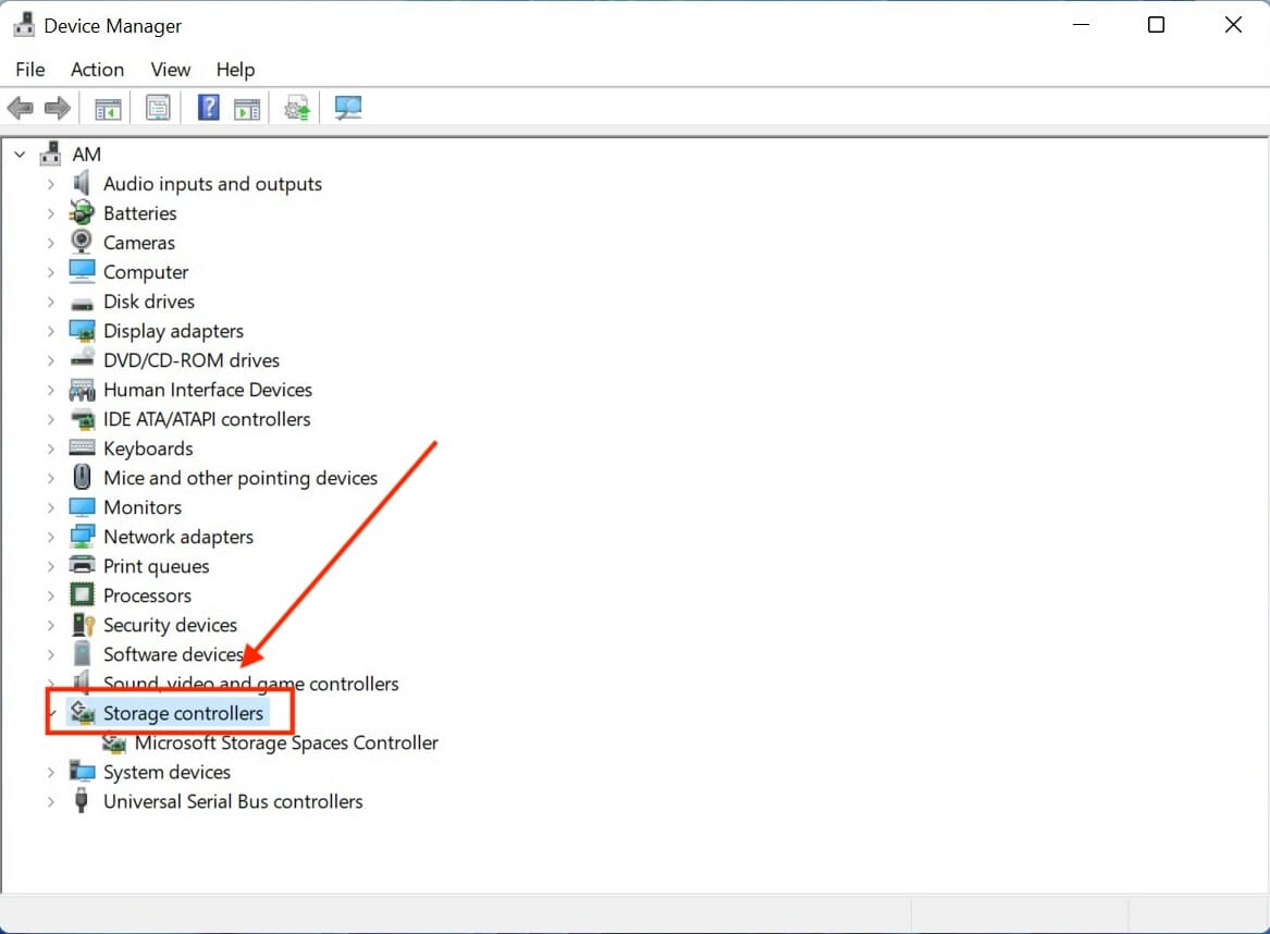 device-manager-storage-controllers