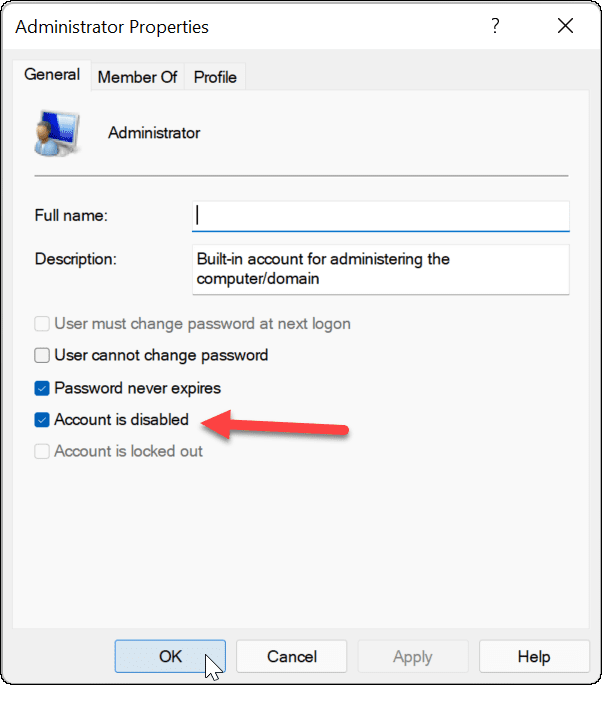 如何在 Windows 11 上启用管理员帐户
