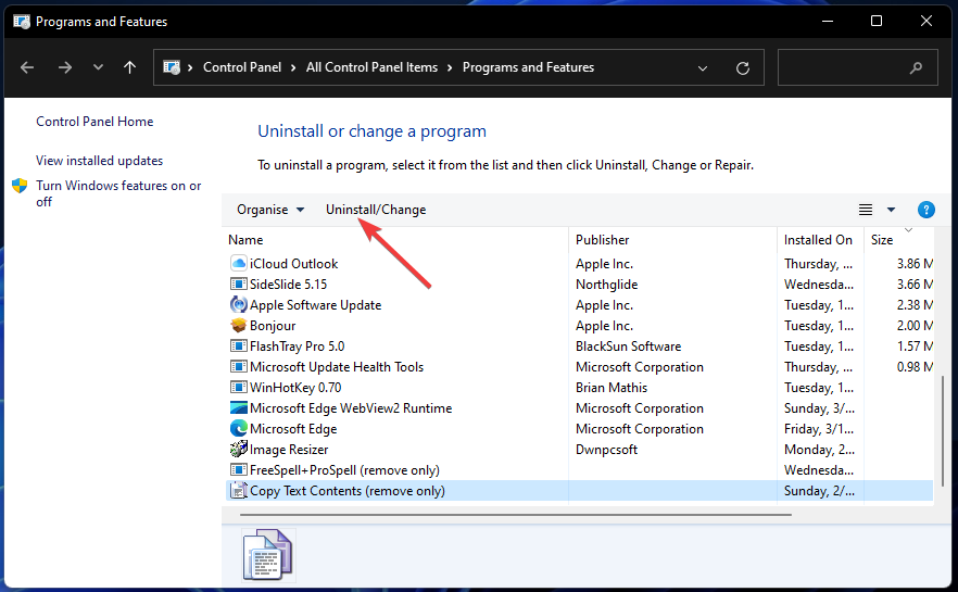 uninstaller-applet