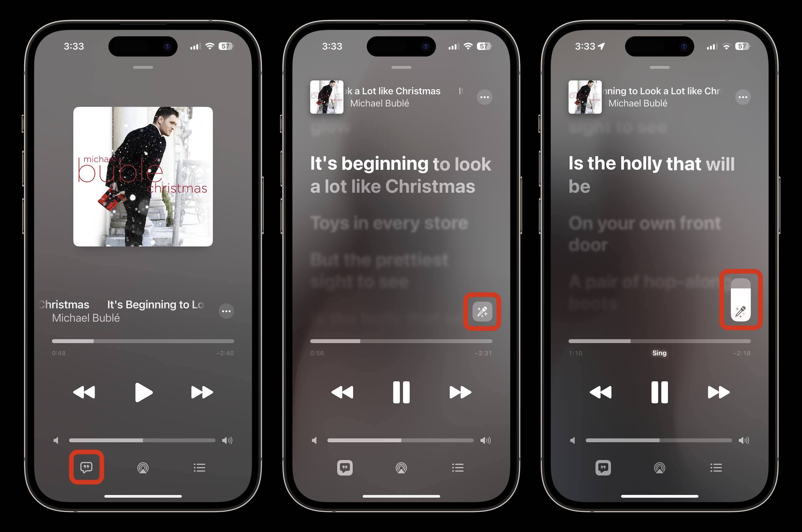 如何在 iOS 16.2 中使用 Apple Music 唱卡拉 OK 功能