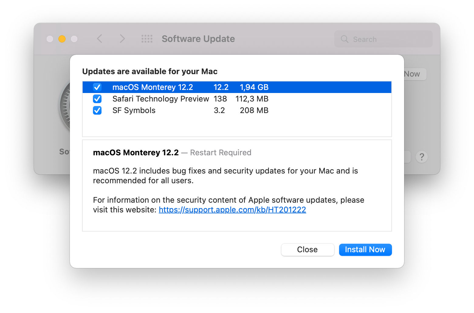 苹果发布带有 Safari 安全补丁的 macOS 12.2,改进了 ProMotion 滚动