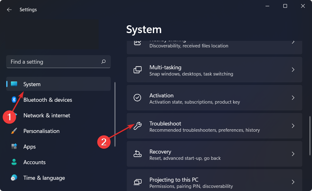 system-troubleshoot