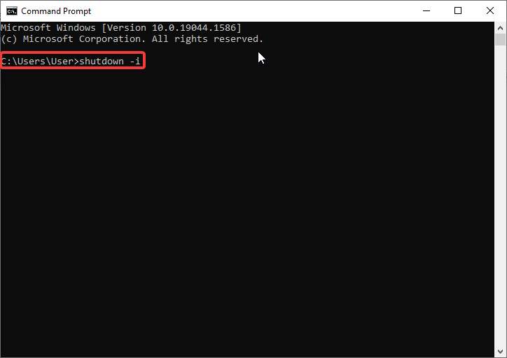 cmd-shutdown-i-command