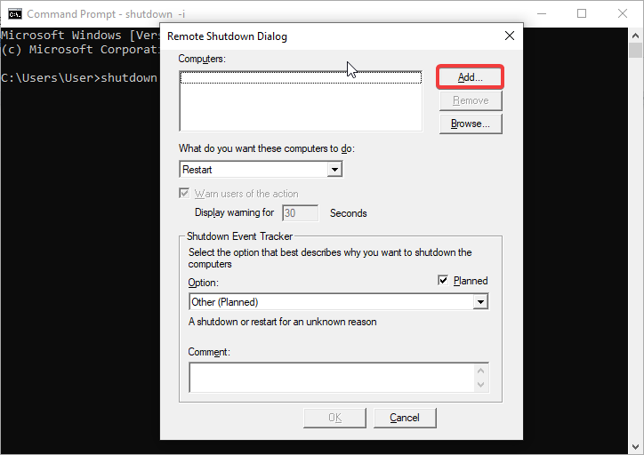 add-computer-to-retart
