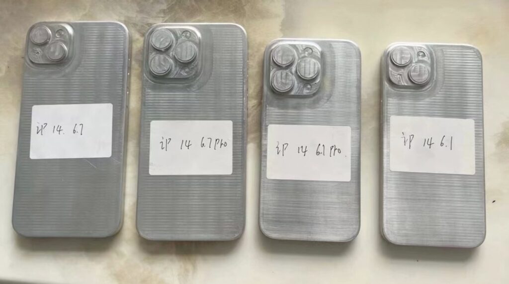 4 款iPhone 14 机模曝光mini 正式砍掉并被Max 取代