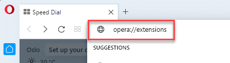 如何在 Opera 浏览器中安装 Chrome 扩展