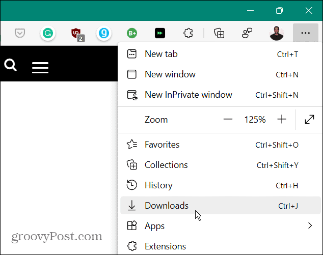 如何在 Microsoft Edge 中删除下载历史记录