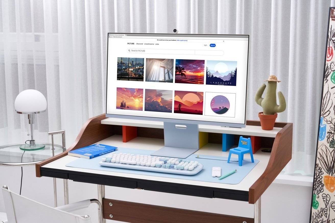 比较:Apple Studio Display vs Samsung Smart Monitor M8