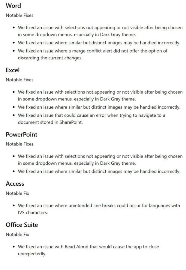 微软为 Windows 用户发布 Office 版本 2205(内部版本 15130.20000)