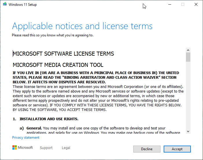 这就是修复 Windows 11 审查许可条款错误的方法