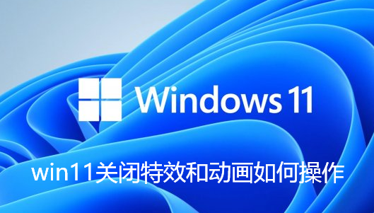 win11关闭特效和动画如何操作-win11取消动画视觉效果攻略