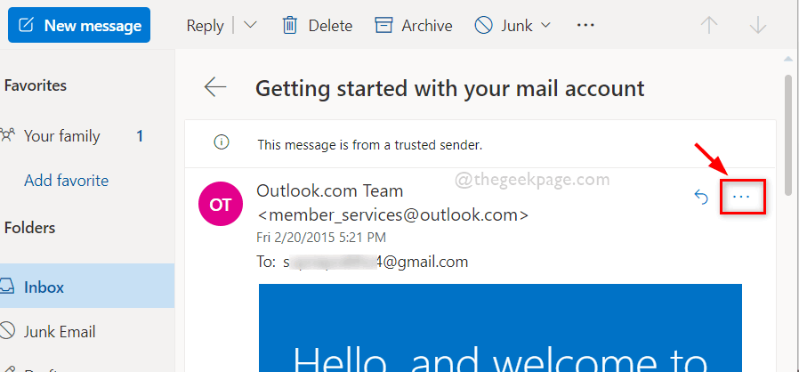 如何从 Outlook 或 Outlook.com 打印电子邮件
