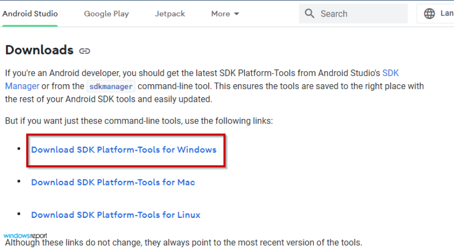 SDK-for-windows