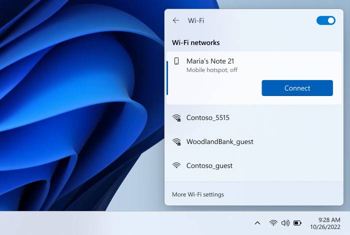 微软发布Windows 11 Preview Build 25231,宣布“即时热点”功能测试