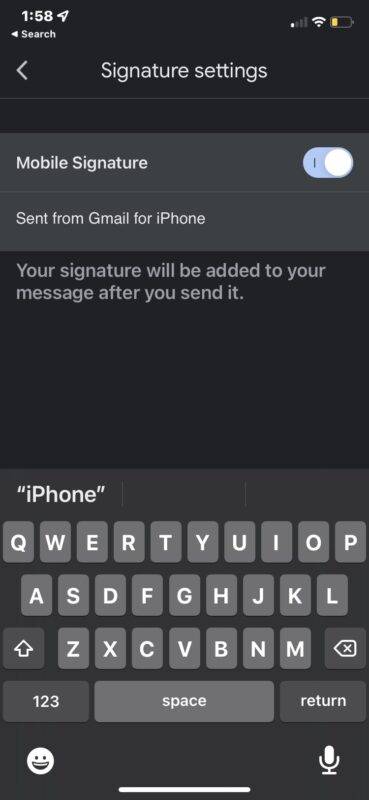 如何将 Gmail 签名添加到适用于 iPhone 或 iPad 的 Gmail