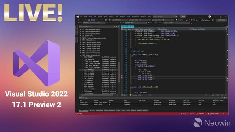 Visual Studio 2022 17.1 Preview 2 现在带有 Git、C++ 和 .NET 增强功能,官方下载地址