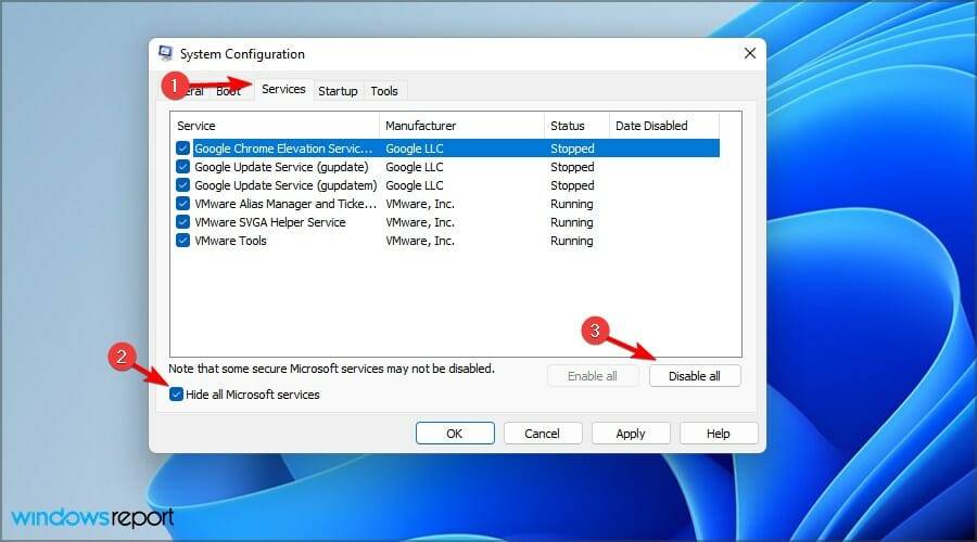 disable-all-msconfig-w11