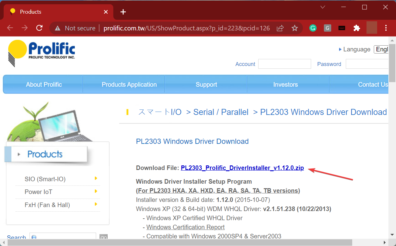 如何在 Windows 11 中安装 PL2303 (Prolific) 驱动程序