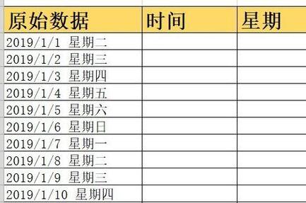 wps2019单元格数据进行分列的教程方法