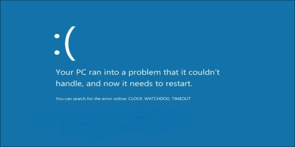 如何在 Windows 上修复时钟看门狗超时