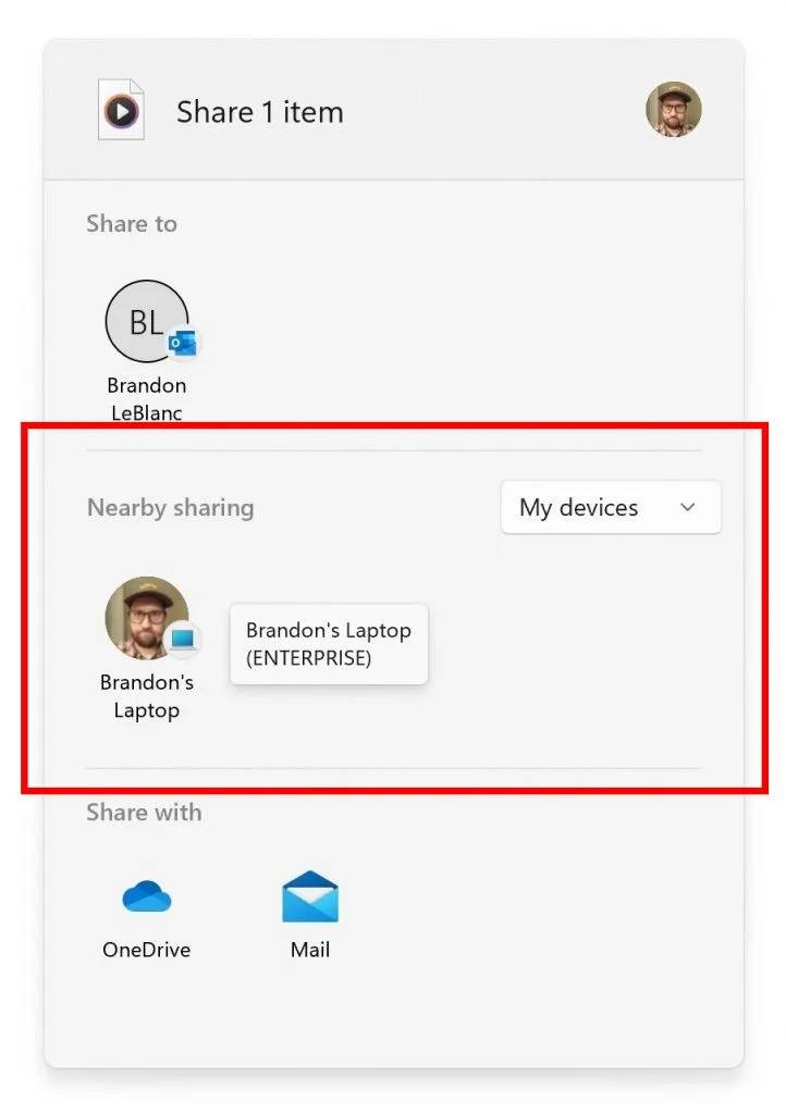 开发频道中的 Windows 11 Build 25163 引入了新的文件共享功能,任务栏溢出